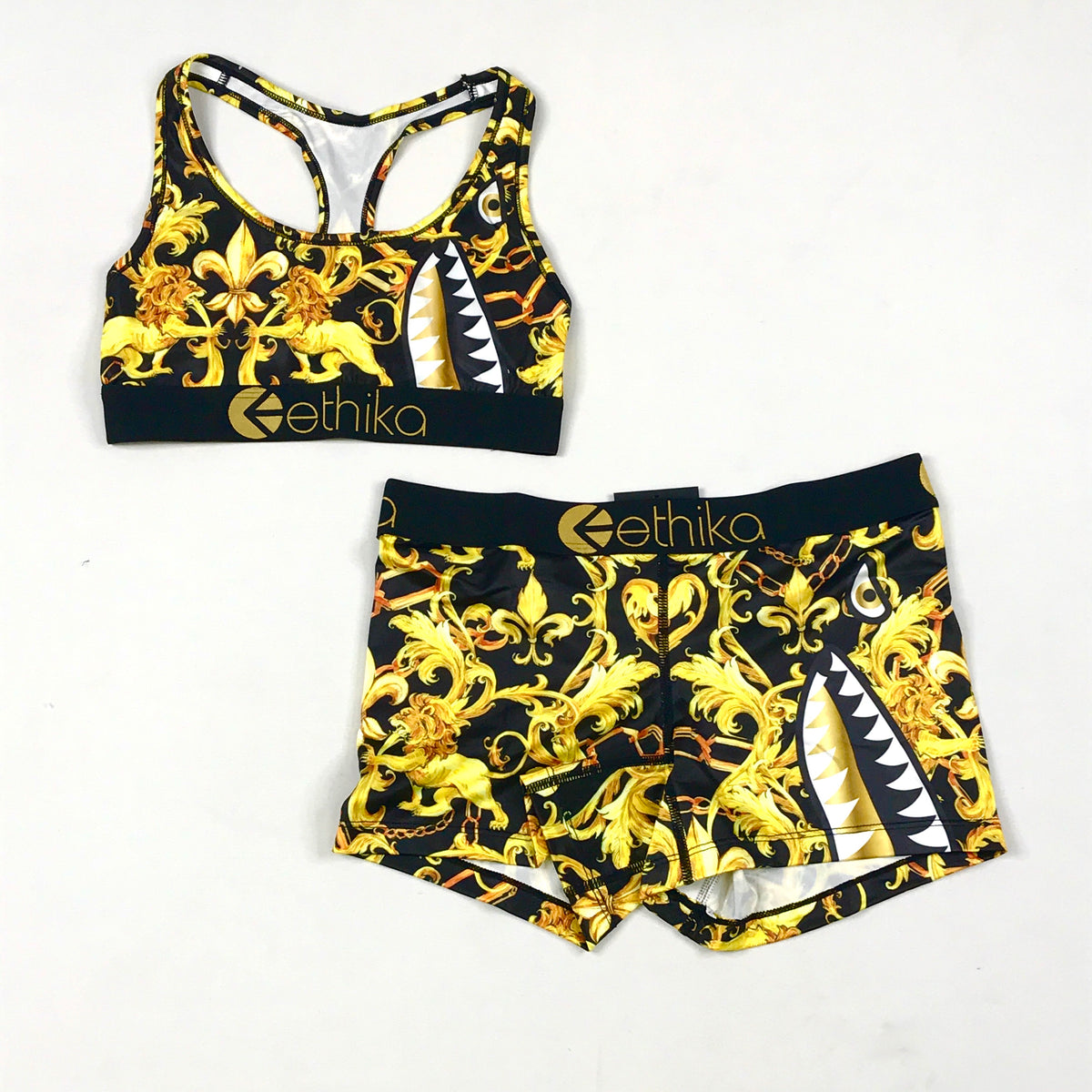 Ethika Staple boxer brief and sports bra set in bomber golden (1543) –  R.O.K. Island Clothing