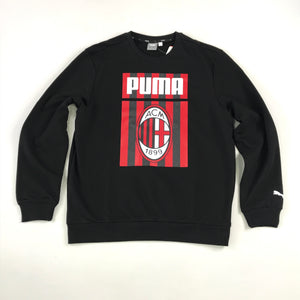 Puma ACM ftbl Core Graphic sweatshirt in black-tango red