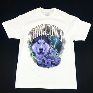 Chinatown Market wolf tee in white