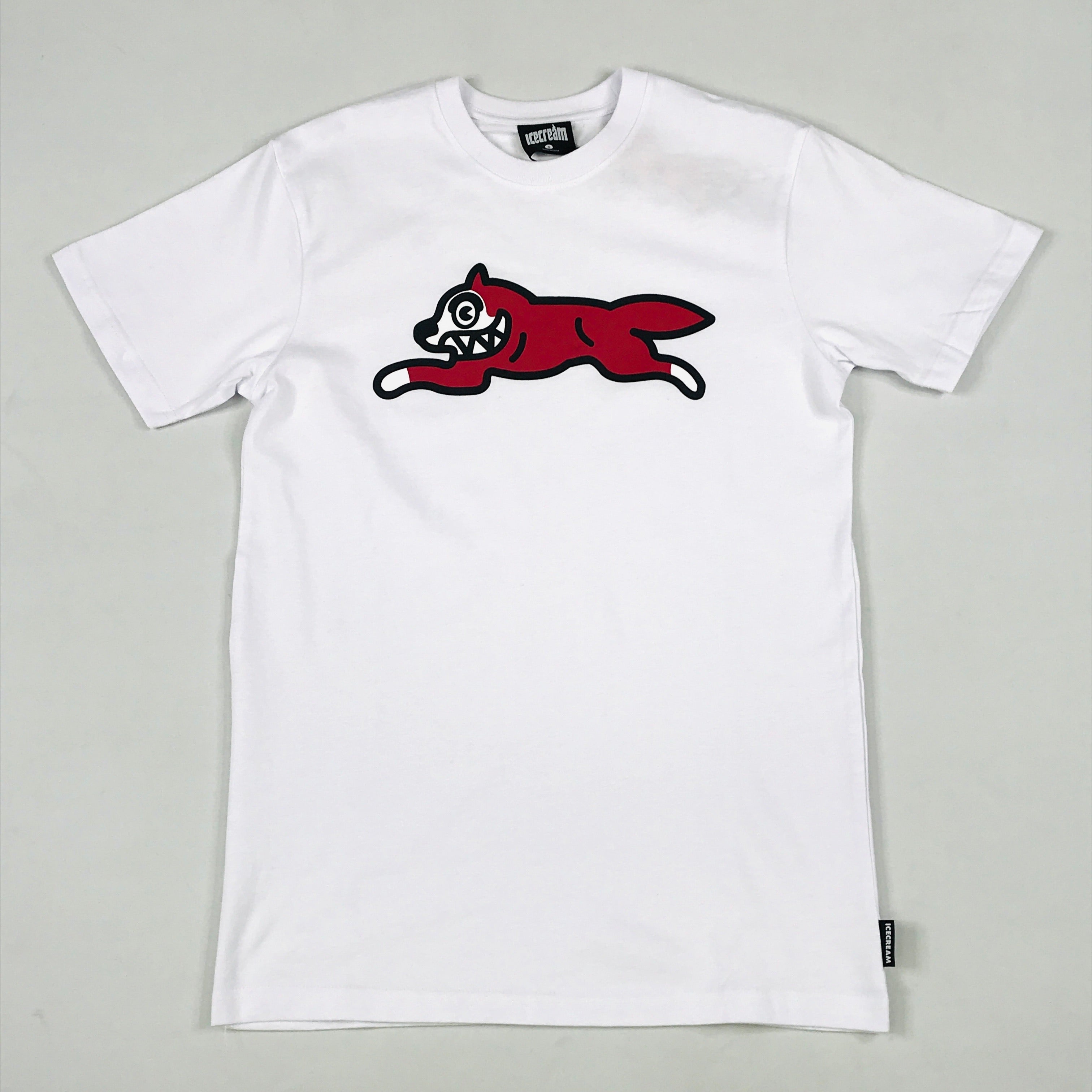 Icecream Running Dog ss tee in white