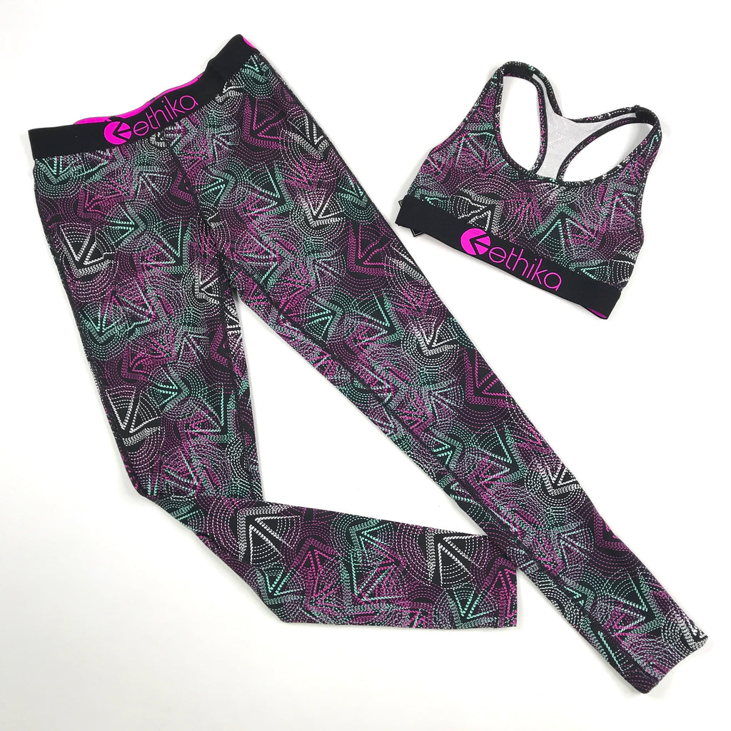 Ethika Leggings and sports bra set in Upscale (wlus1302)