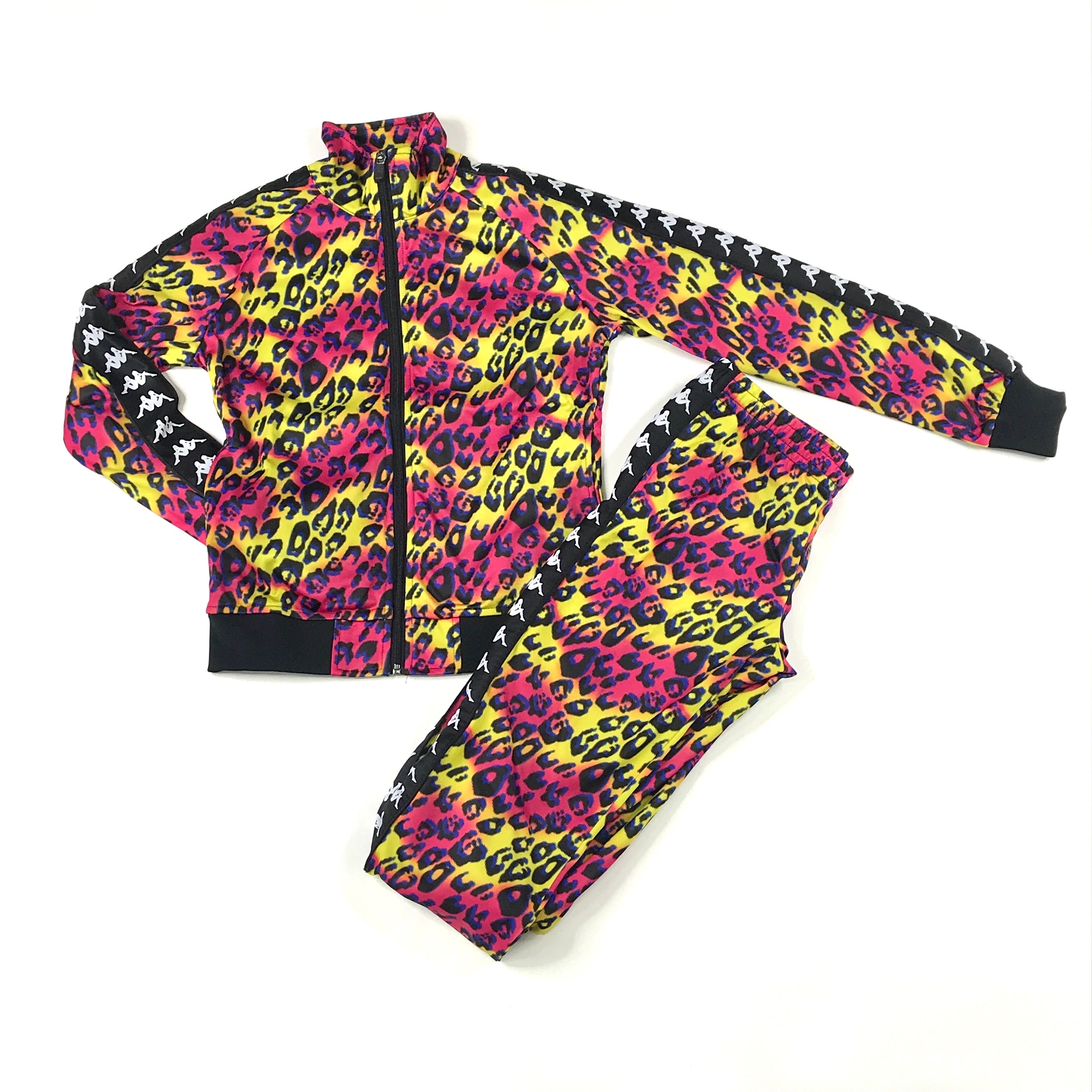 Kappa 222 Banda Wanniston Graphik set in pink-yellow-cheetah