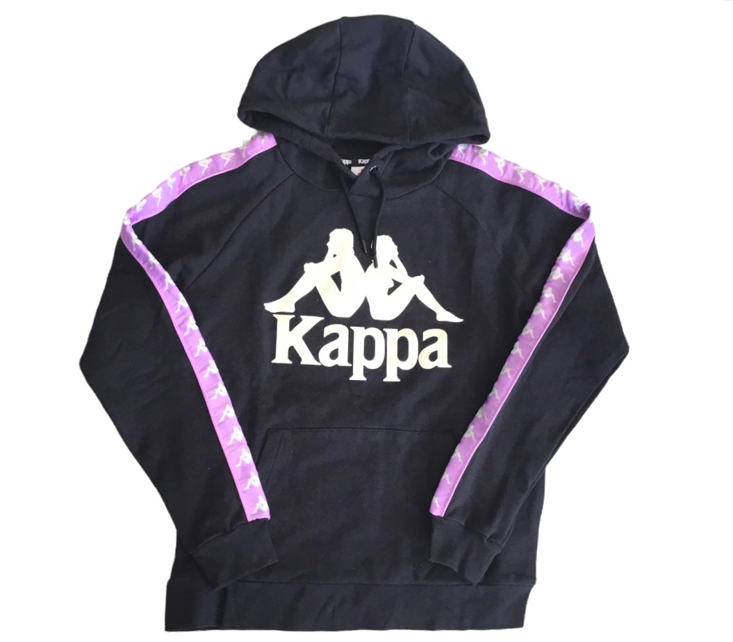 millimeter Svag Massage Kappa 222 Banda Hurtado hoodie black smoke violet – R.O.K. Island Clothing
