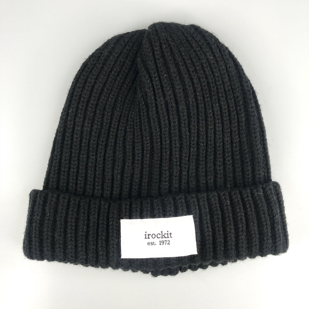 irockit knit skully in black