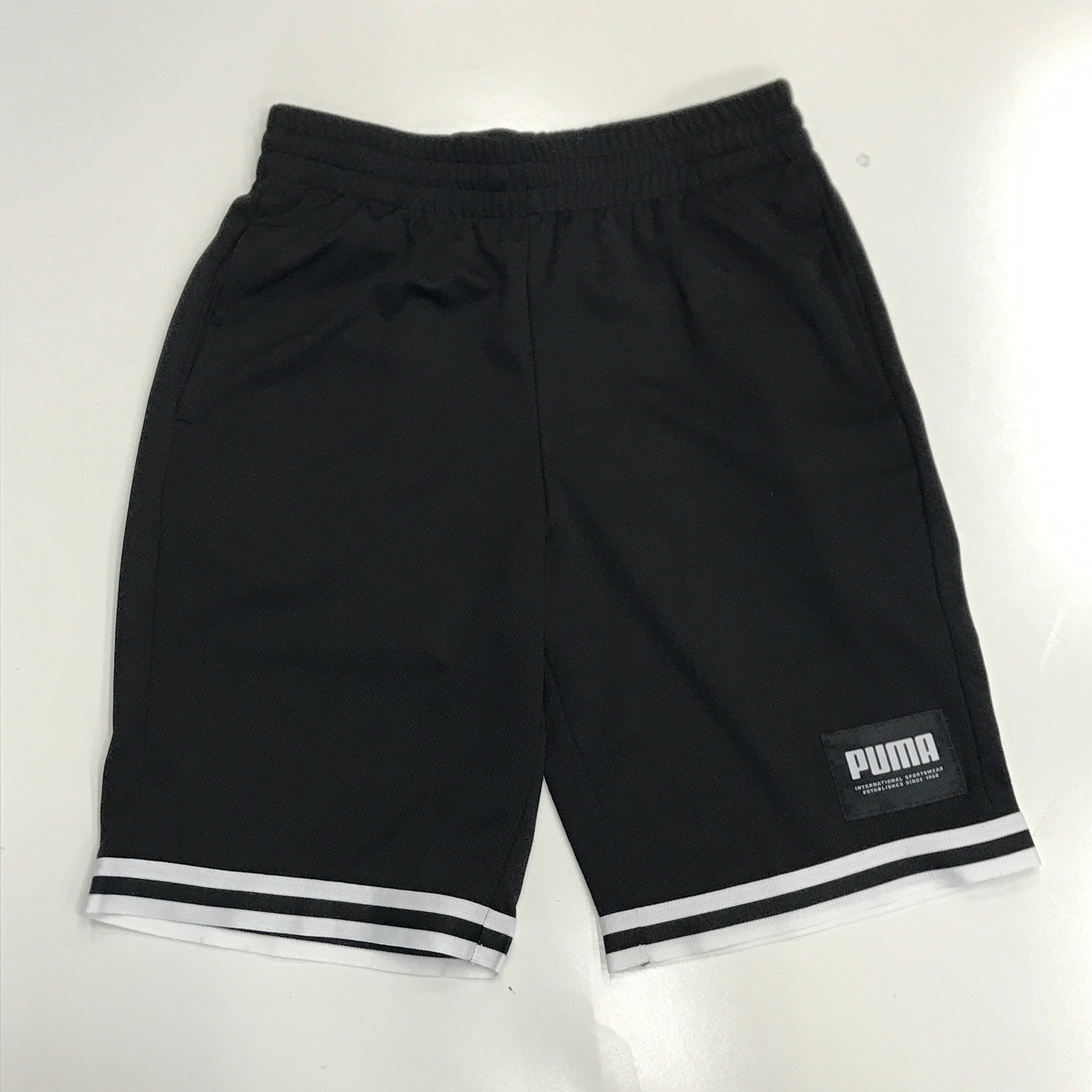 Puma summer court mesh shorts in black