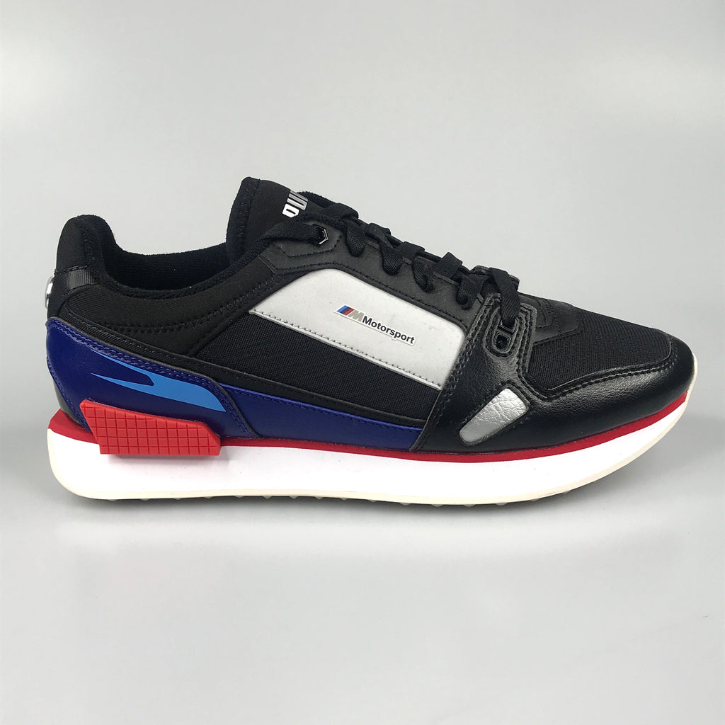 Puma BMW MMS Mile Rider in black-silver-vaporous grey