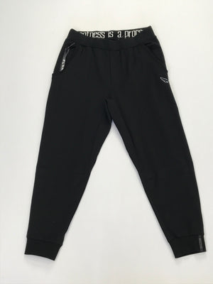 Planes solid black jogging suit w/zip hoodie