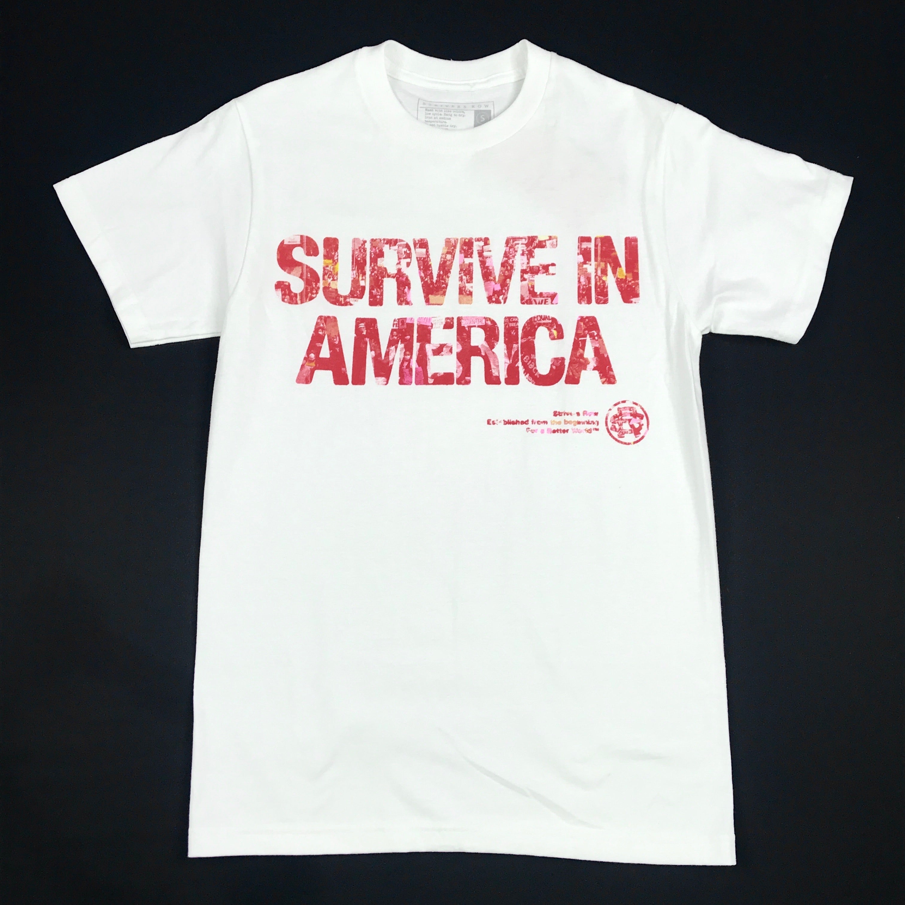 Strivers Row “Survive” tee in white