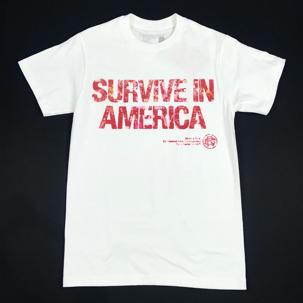 Strivers Row “Survive” tee in white