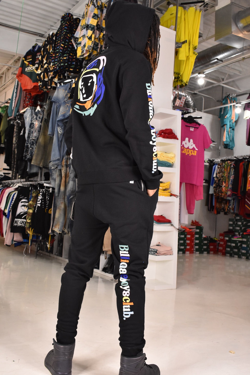 BBC BB Perseus hoodie set in black