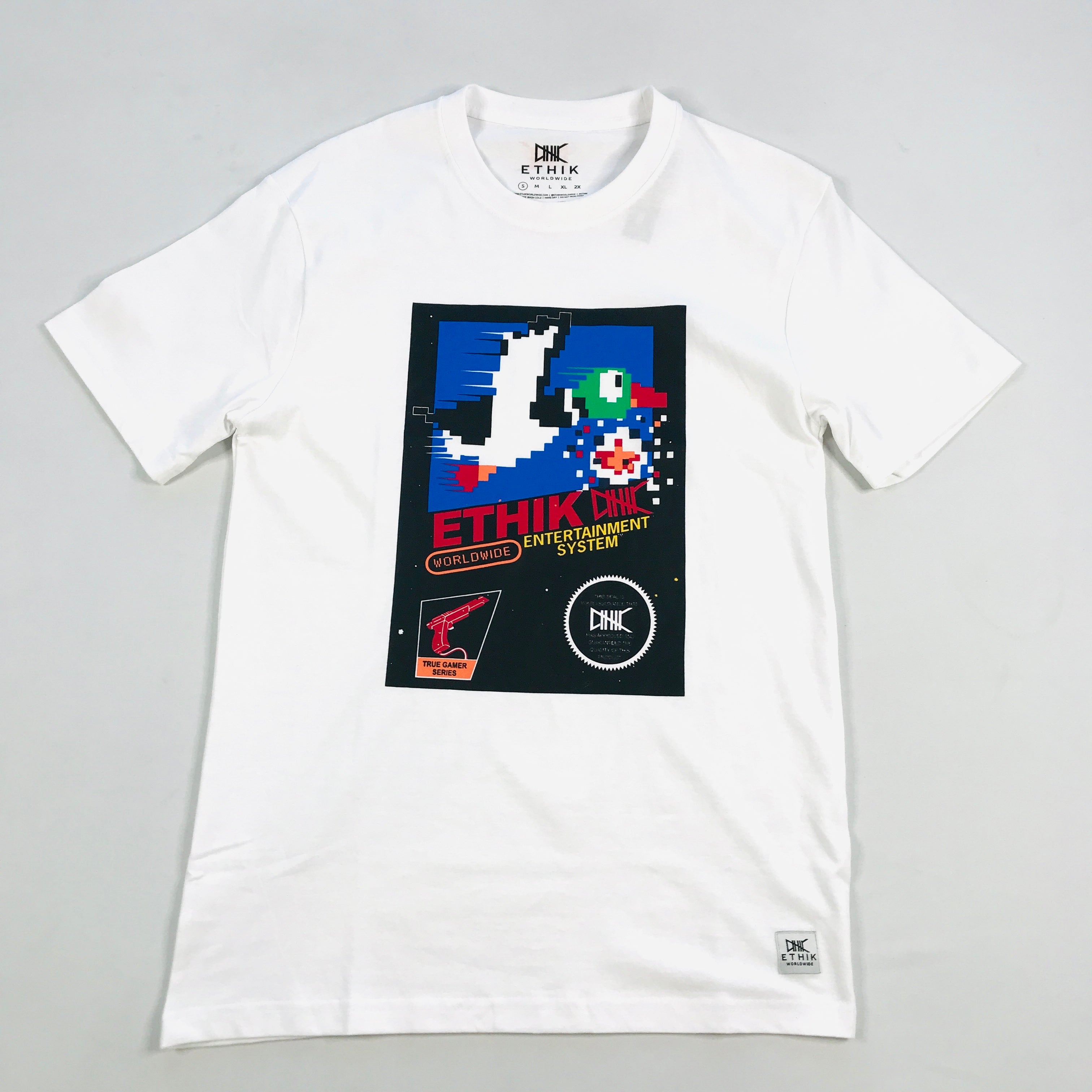 Ethik arcade tee in white