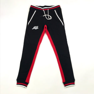 Laces black, red, white joggers