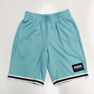 Puma summer court mesh shorts in angel blue