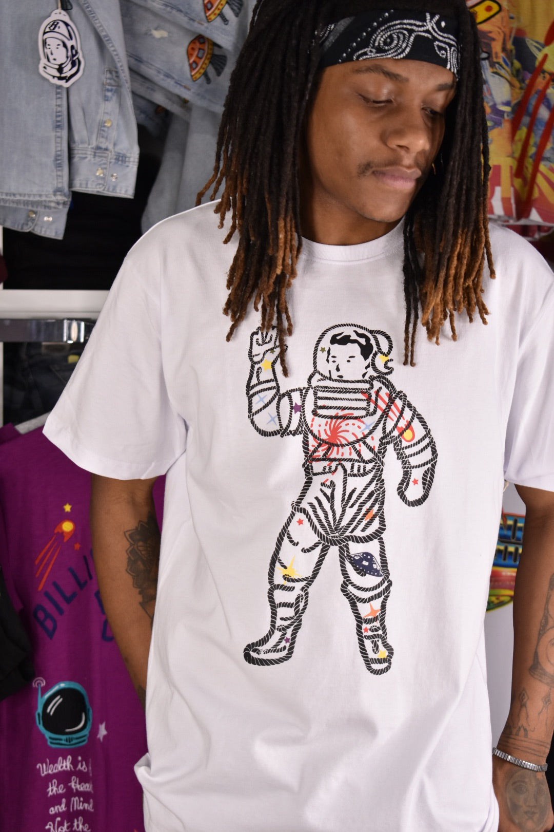 BBC BB Astro ss tee in white