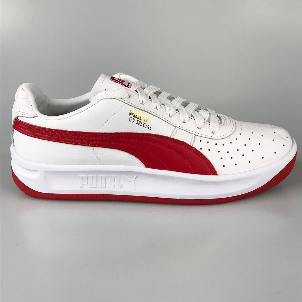 Puma GV Special+ in white-ribbon red