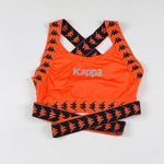 Kappa 222 Banda Dixot athletic set in orange flame-black