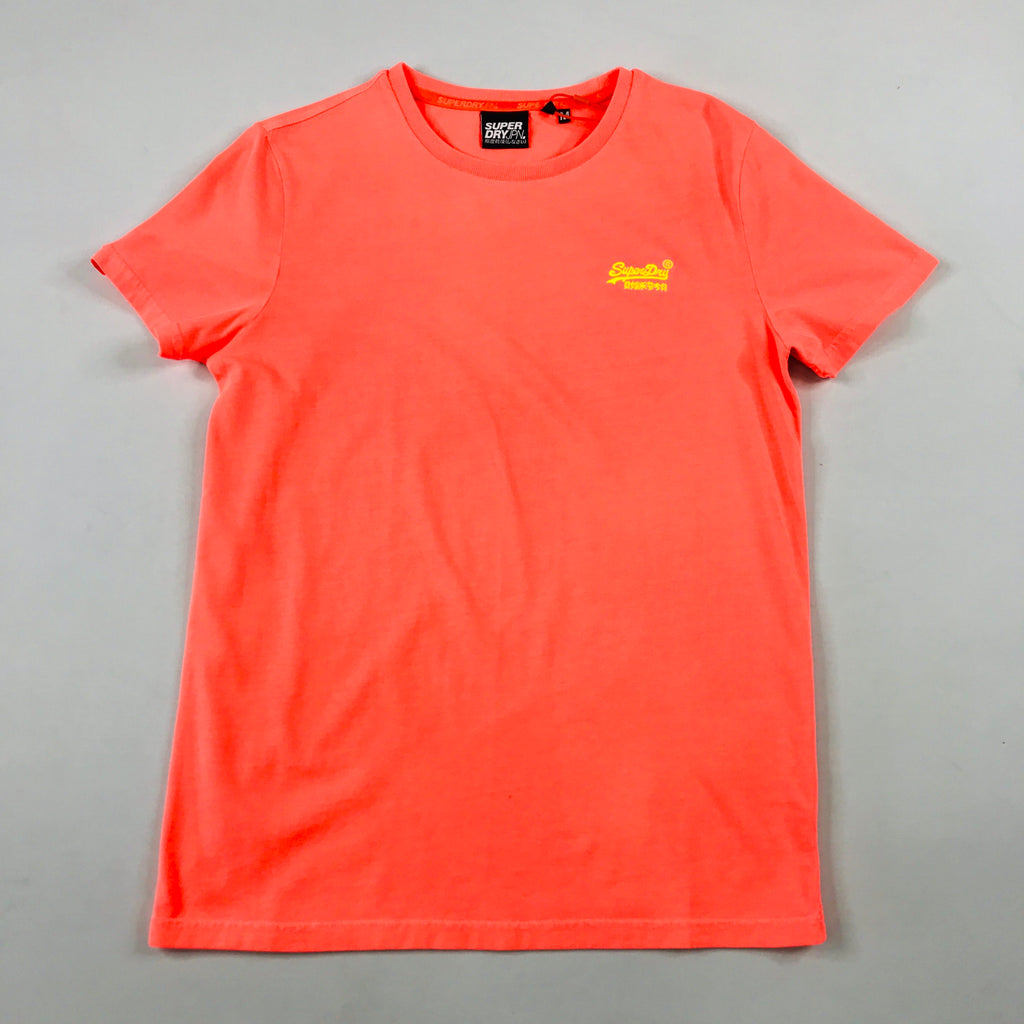 Superdry OL Neon lite tee in volcanic orange