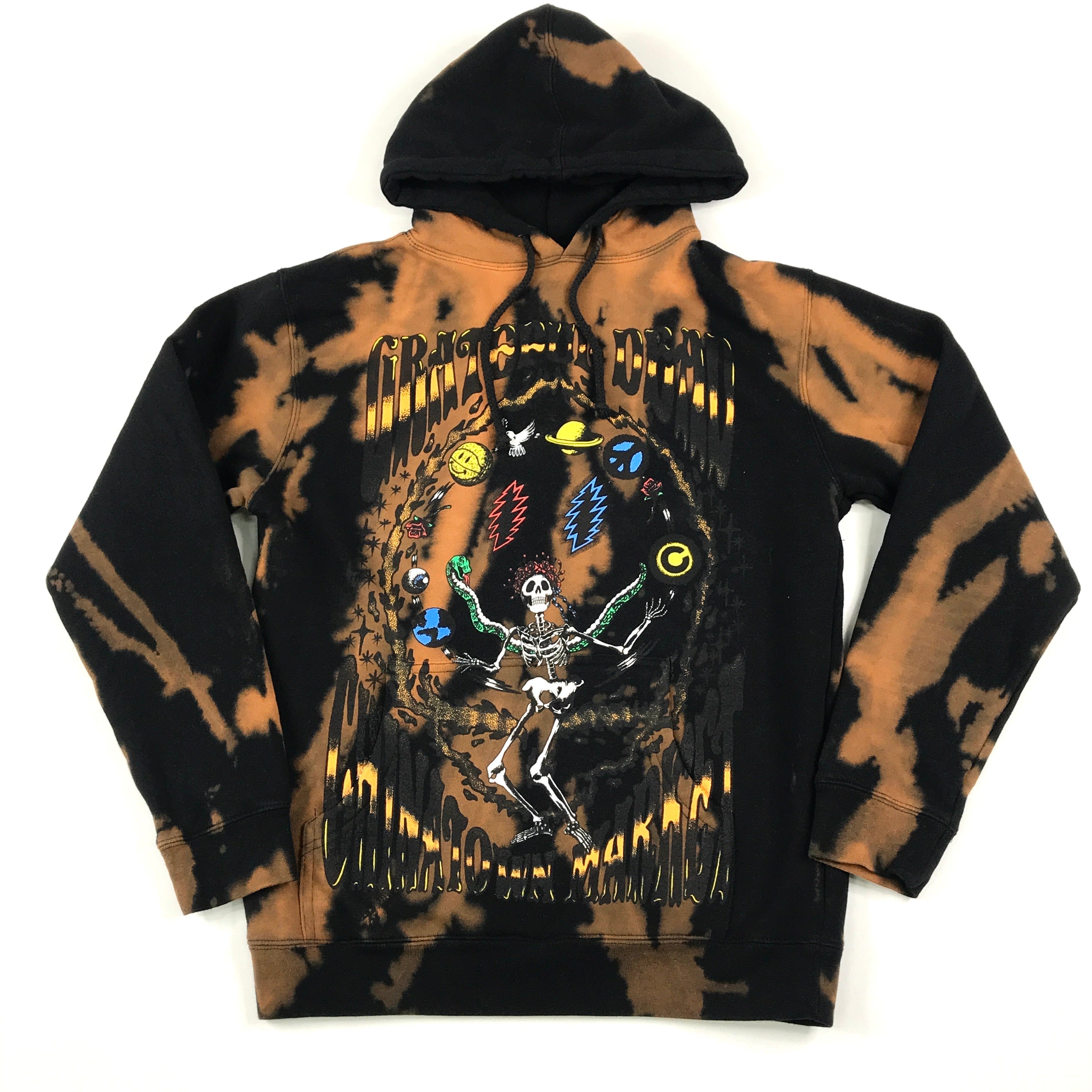 Chinatown Market GD Carnival men’s hoodie in bleach dye