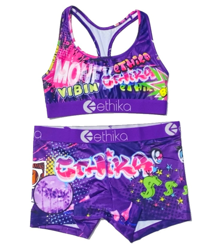 Ethika Leggings and sports bra set in Coloring Book (wlus1199) – R.O.K.  Island Clothing