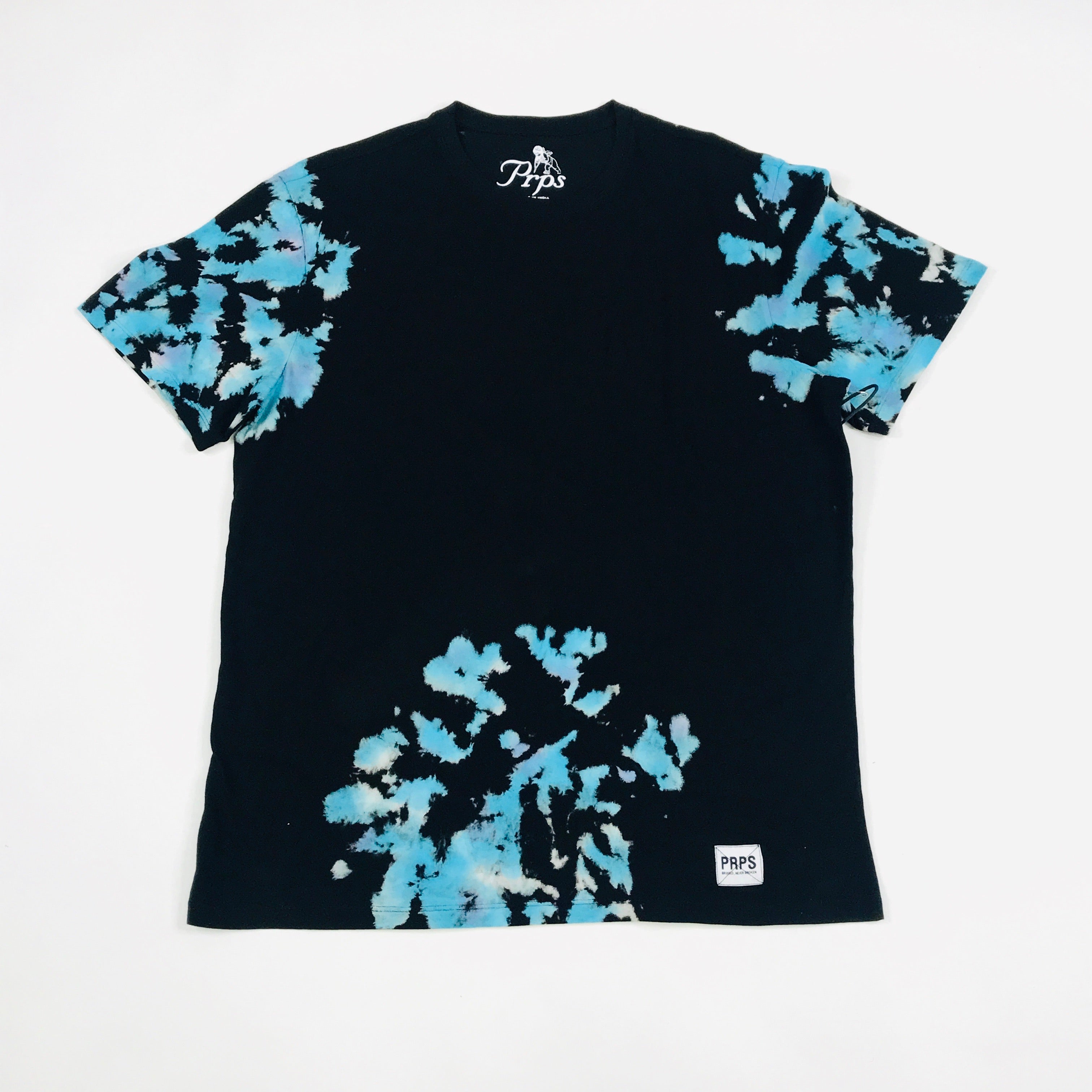 PRPS black & blue tie-dye tee