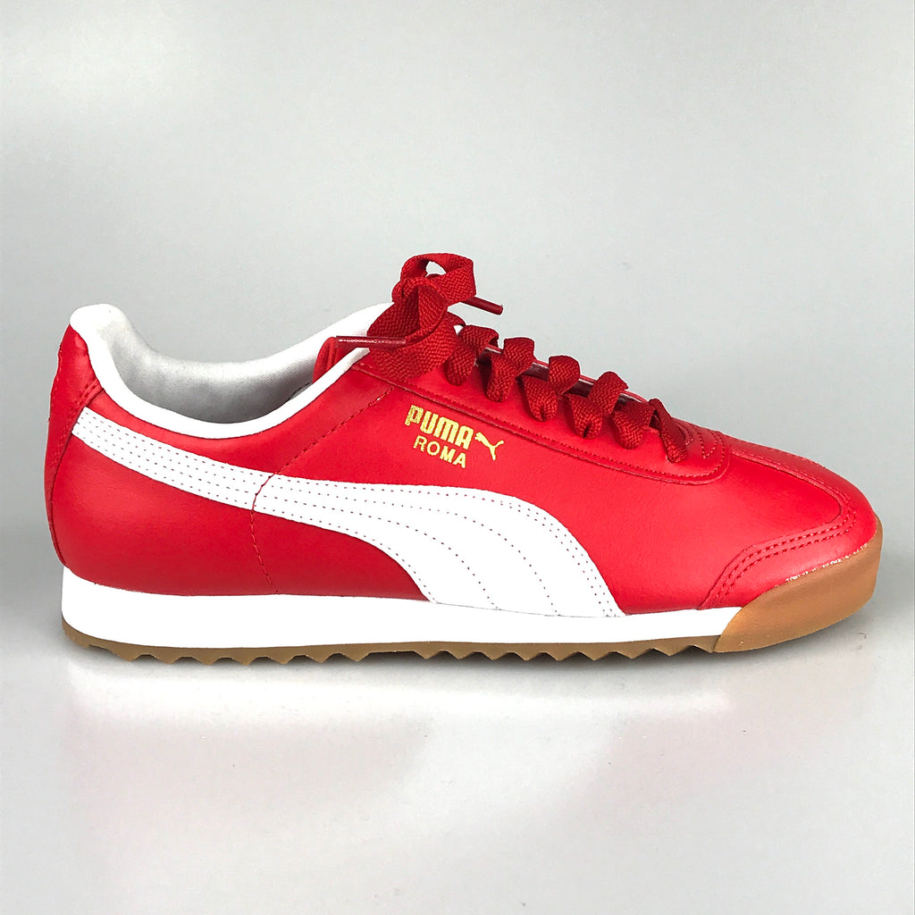 Puma Roma Basic in high risk red-white