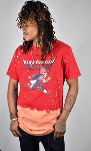 Play Cloths hedgecore ss knit tee in tango red