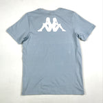 Kappa Authentic Runis tee in light blue-baby blue-white