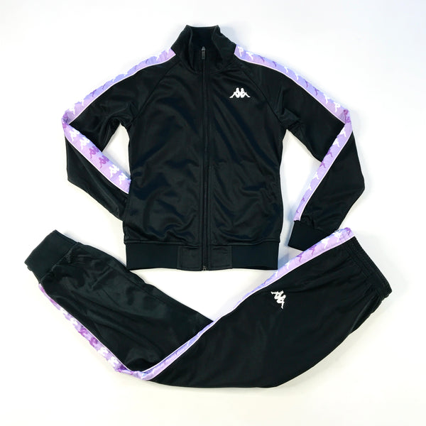 skammel siv Tredje Kappa Banda Hatillo tracksuit in black-lt violet-white – R.O.K. Island  Clothing