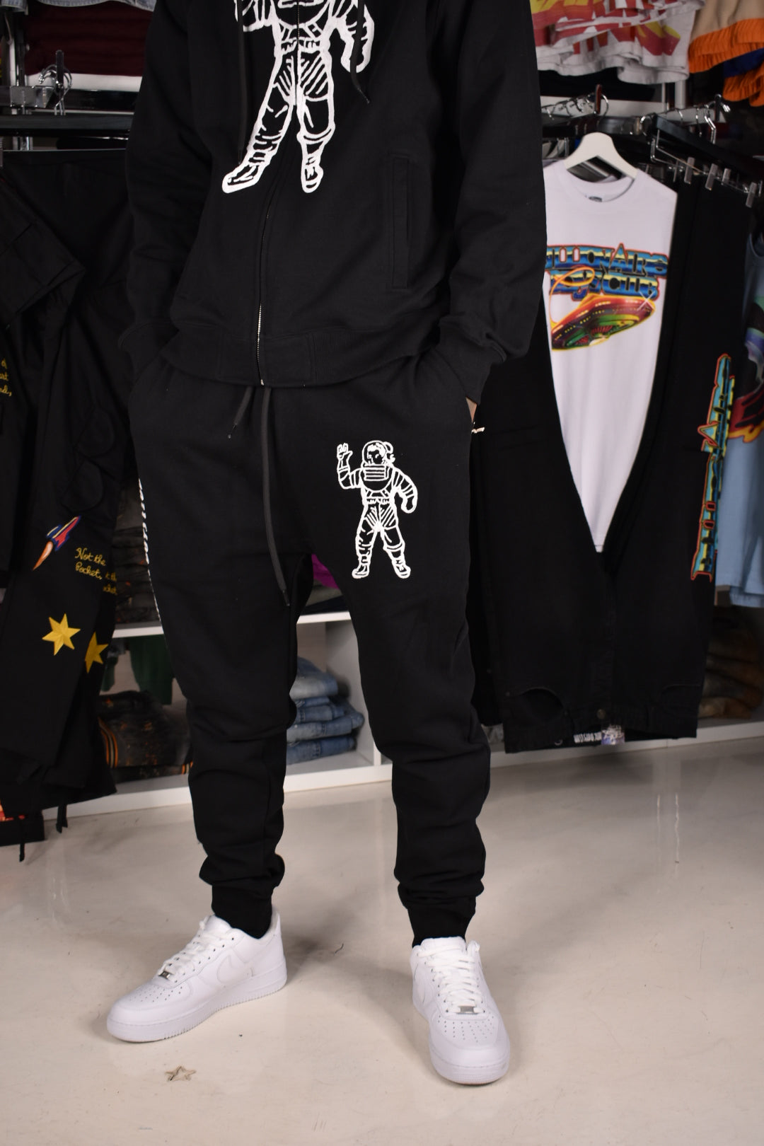 BBC BB Astronaut Zip hoodie set in black – R.O.K. Island Clothing