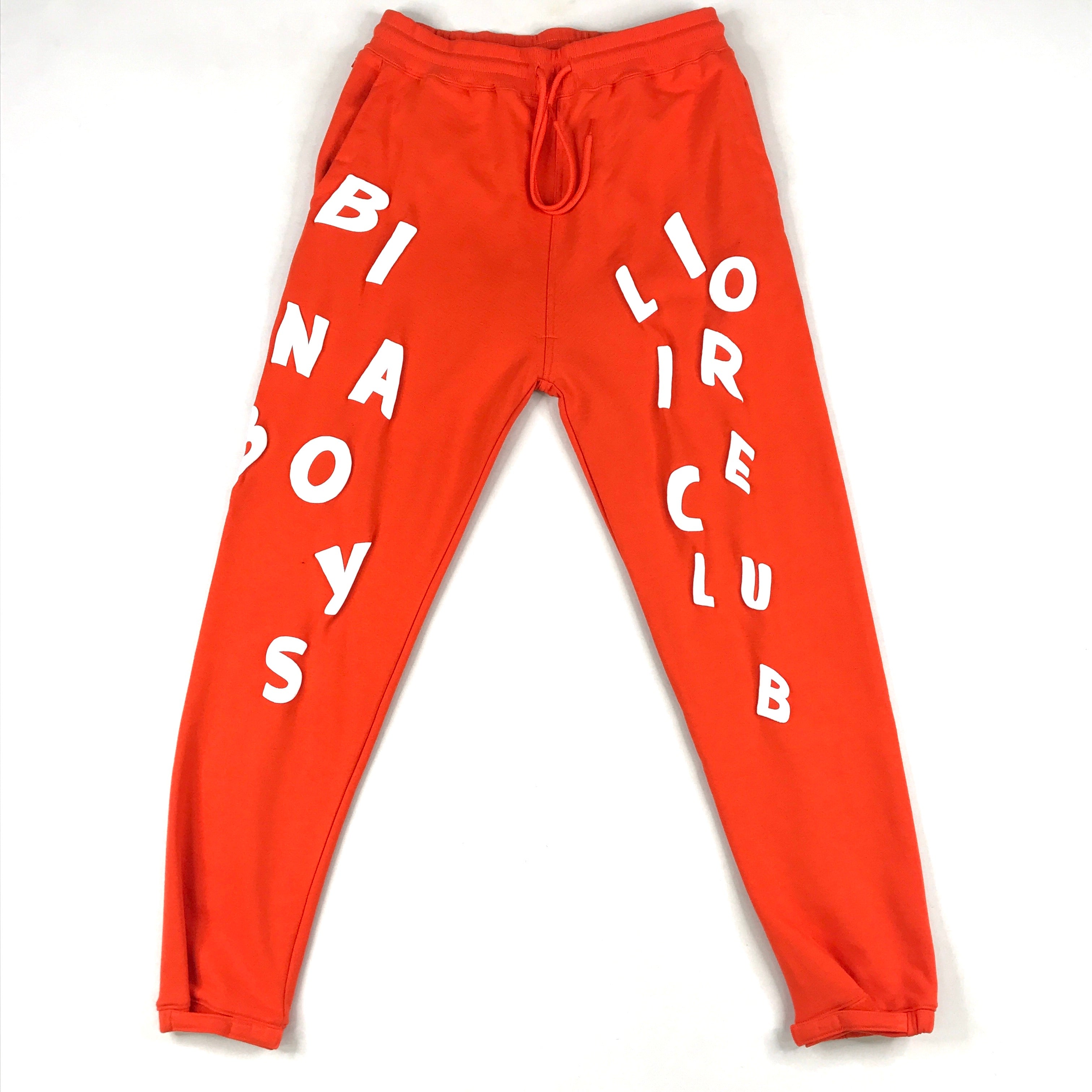 BBC Jumble hoodie set in tangerine tango