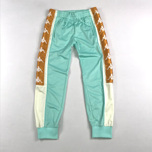 Kappa 222 Banda 10 Anay tracksuit in aqua-white-bronze