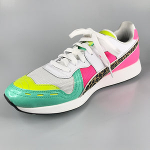 Puma RS-100 Party Croc in white-green-knockout pink