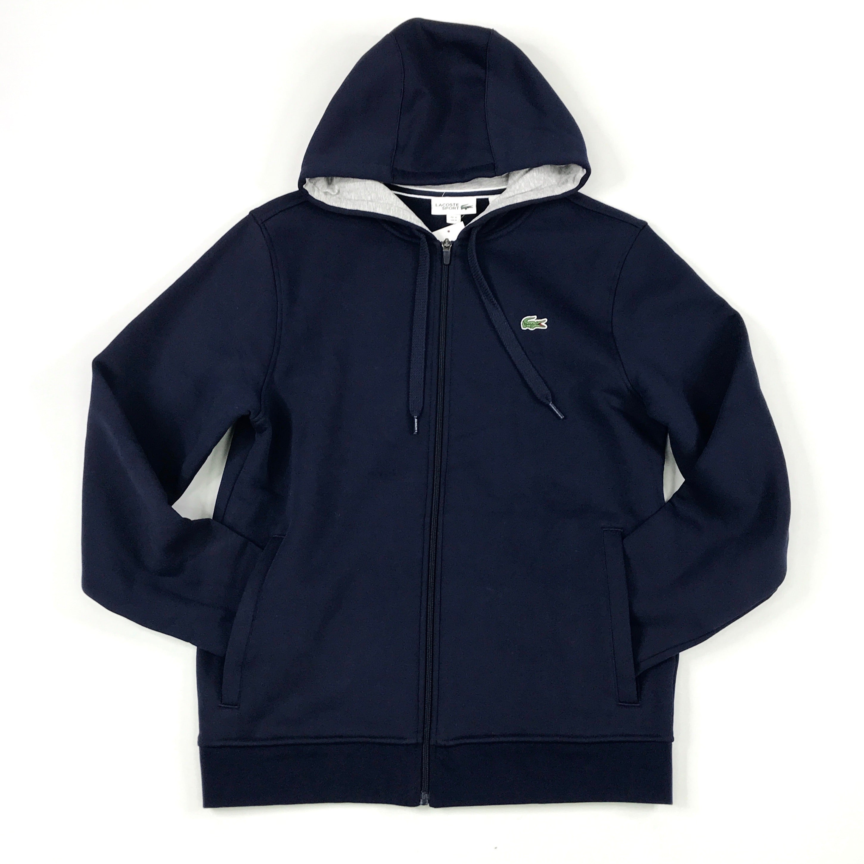 Lacoste navy zip hoodie set