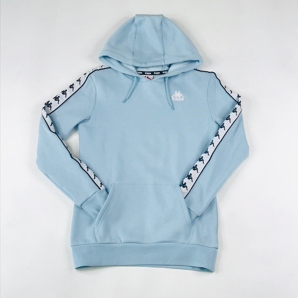 Kappa 222 Banda Budy 2 hoodie in baby blue-white