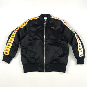 222 Banda Baker 2 Kappa bomber in black-red-lt pink-yellow gold