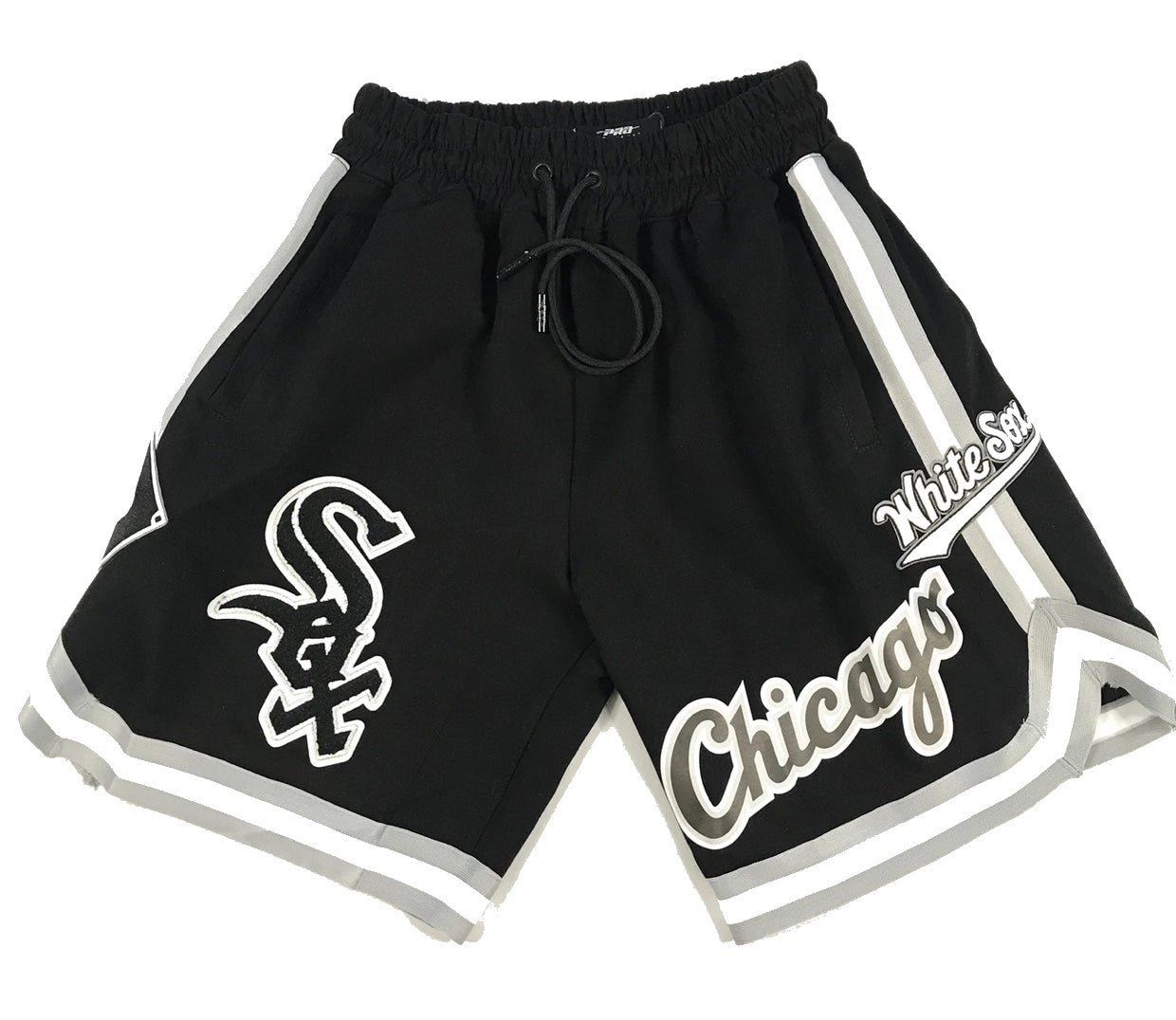 Pro Standard Mens MLB Chicago White Sox Classic Shorts LCW336794-BLK Black 2XL
