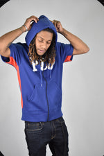 Play Cloths higher learning ss hoodie in blue