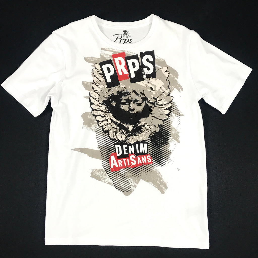 PRPS Denim Artisans tee in white