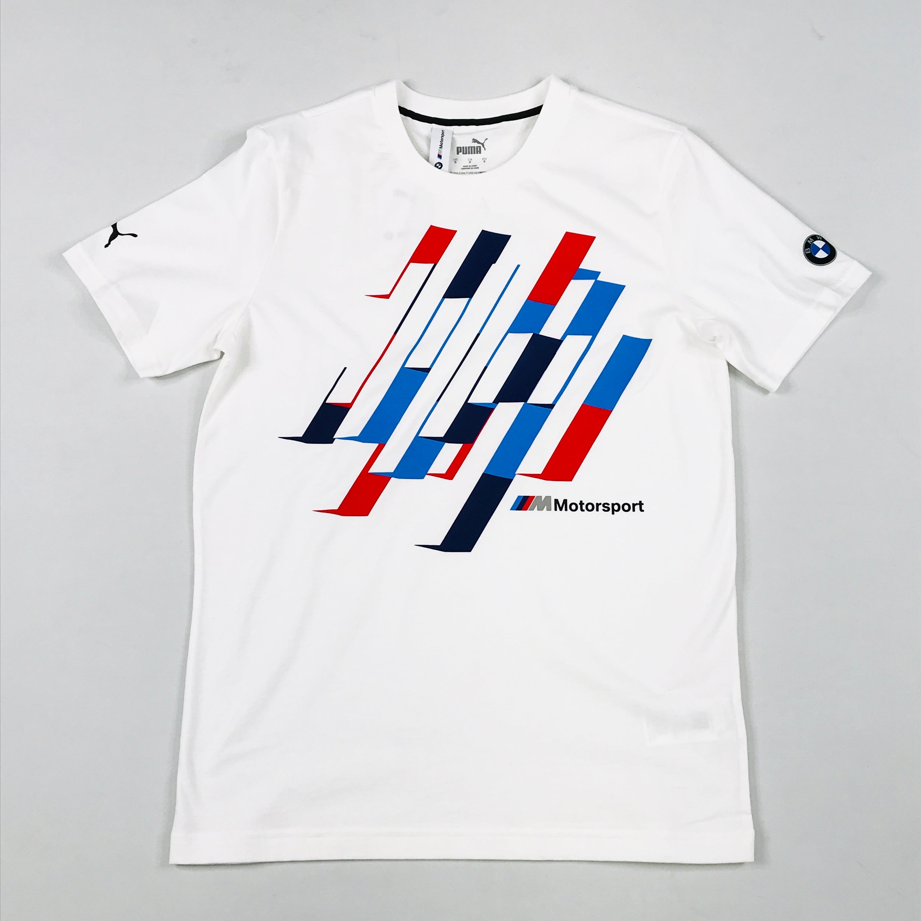 Puma BMW MMS graphic tee Q2 in white