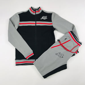 Laces grey, black, red tracksuit suit