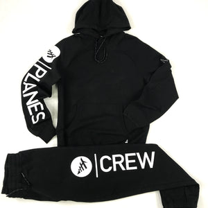 Planes PLC Hoodie set in black