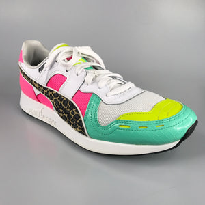 Puma RS-100 Party Croc in white-green-knockout pink