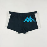 Kappa Authentic Race Catim athletic short set in white-black-red-turquoise