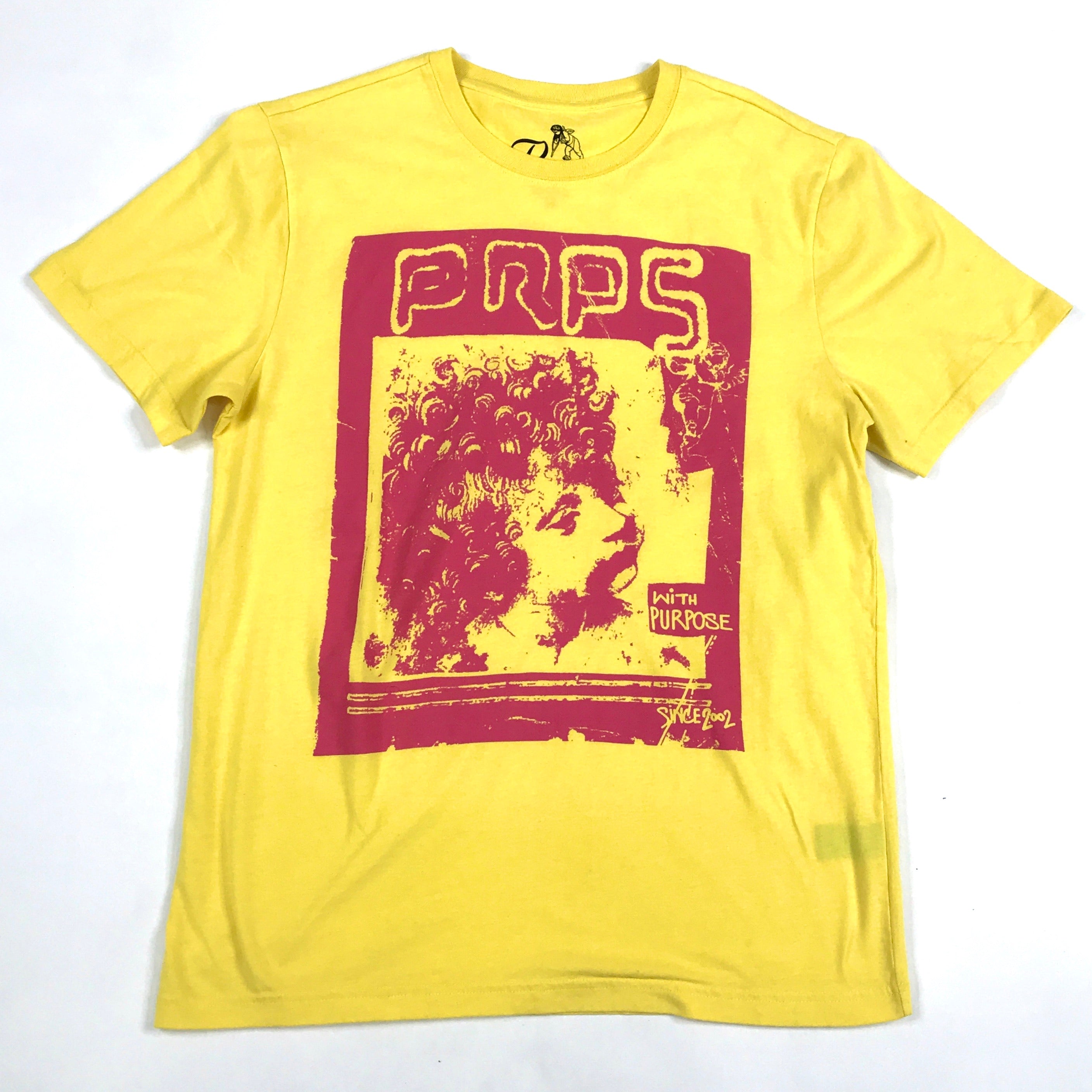 PRPS pink & yellow tee