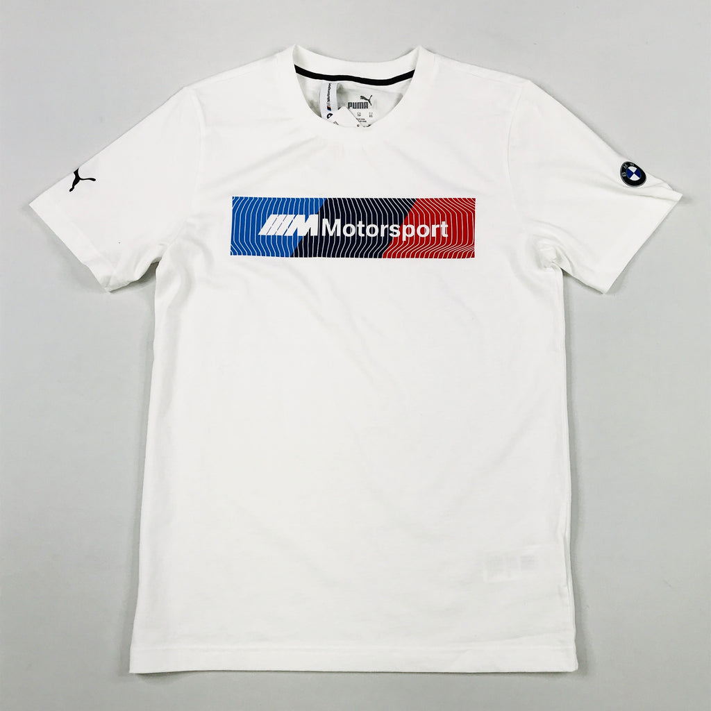 Puma BMW MMS logo tee in white