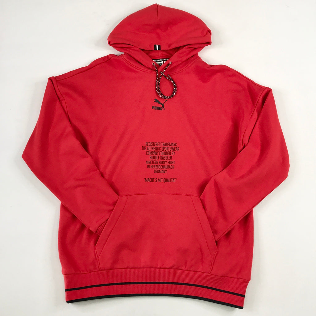 Puma TFS hoodie in high risk red