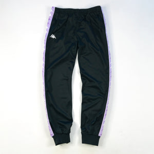 Kappa Banda Hatillo tracksuit in black-lt violet-white