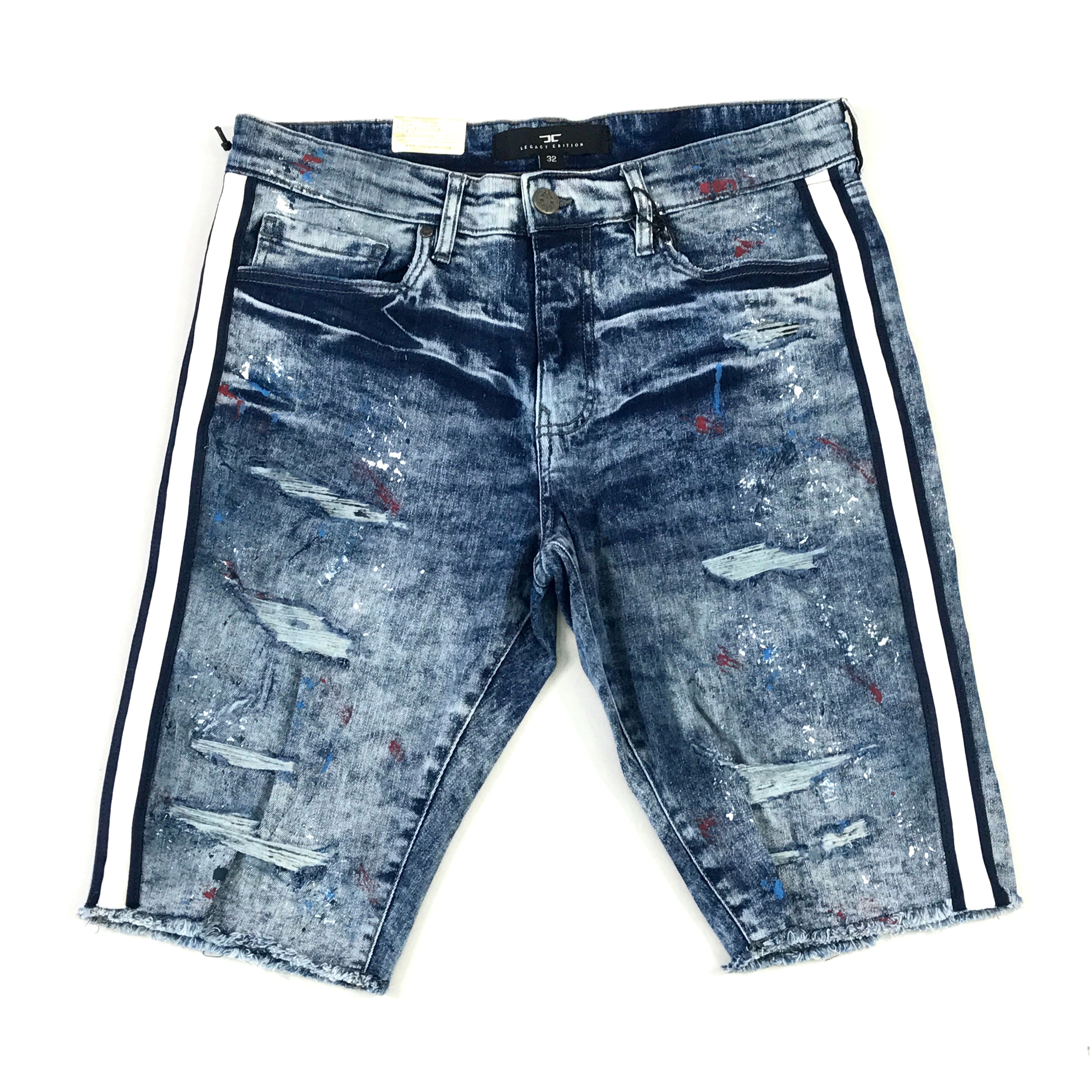 Jordan Craig denim shorts in Paris