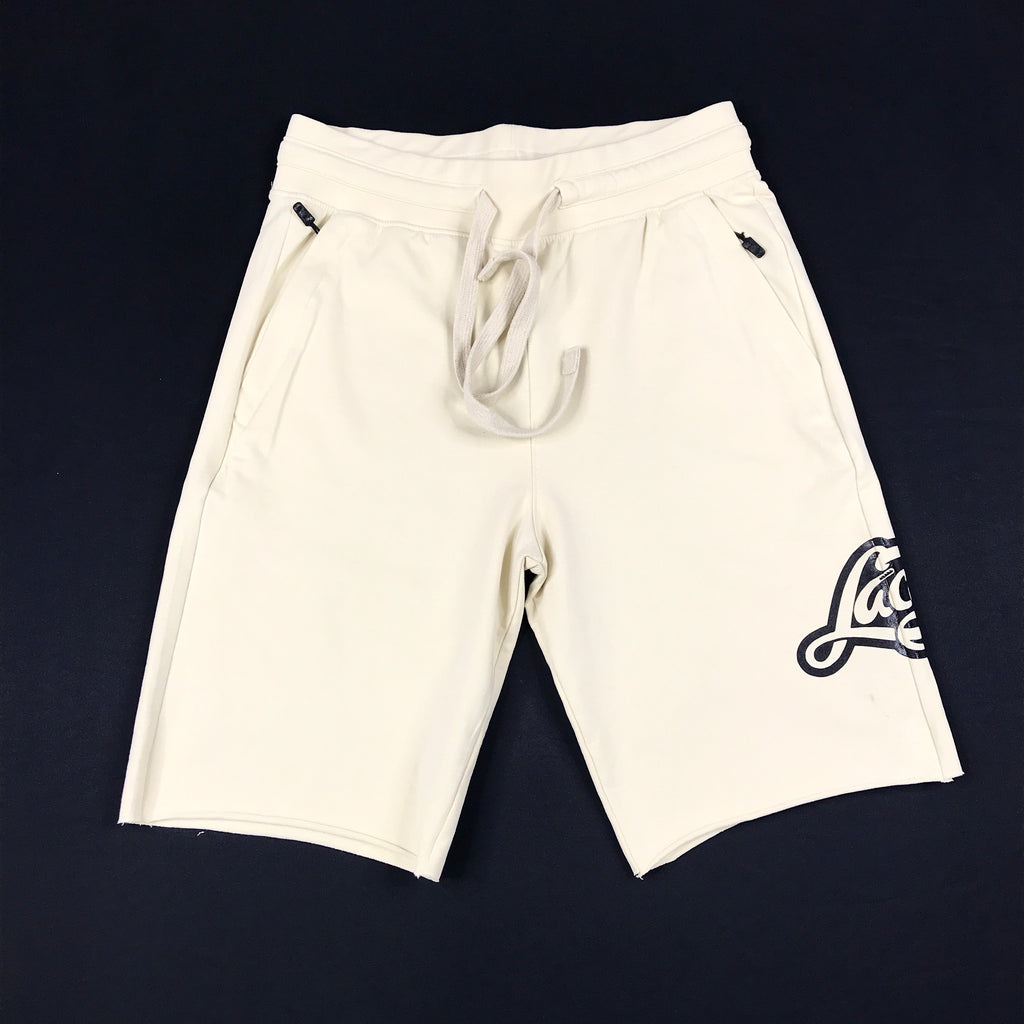 Laces vanilla beige & black shorts