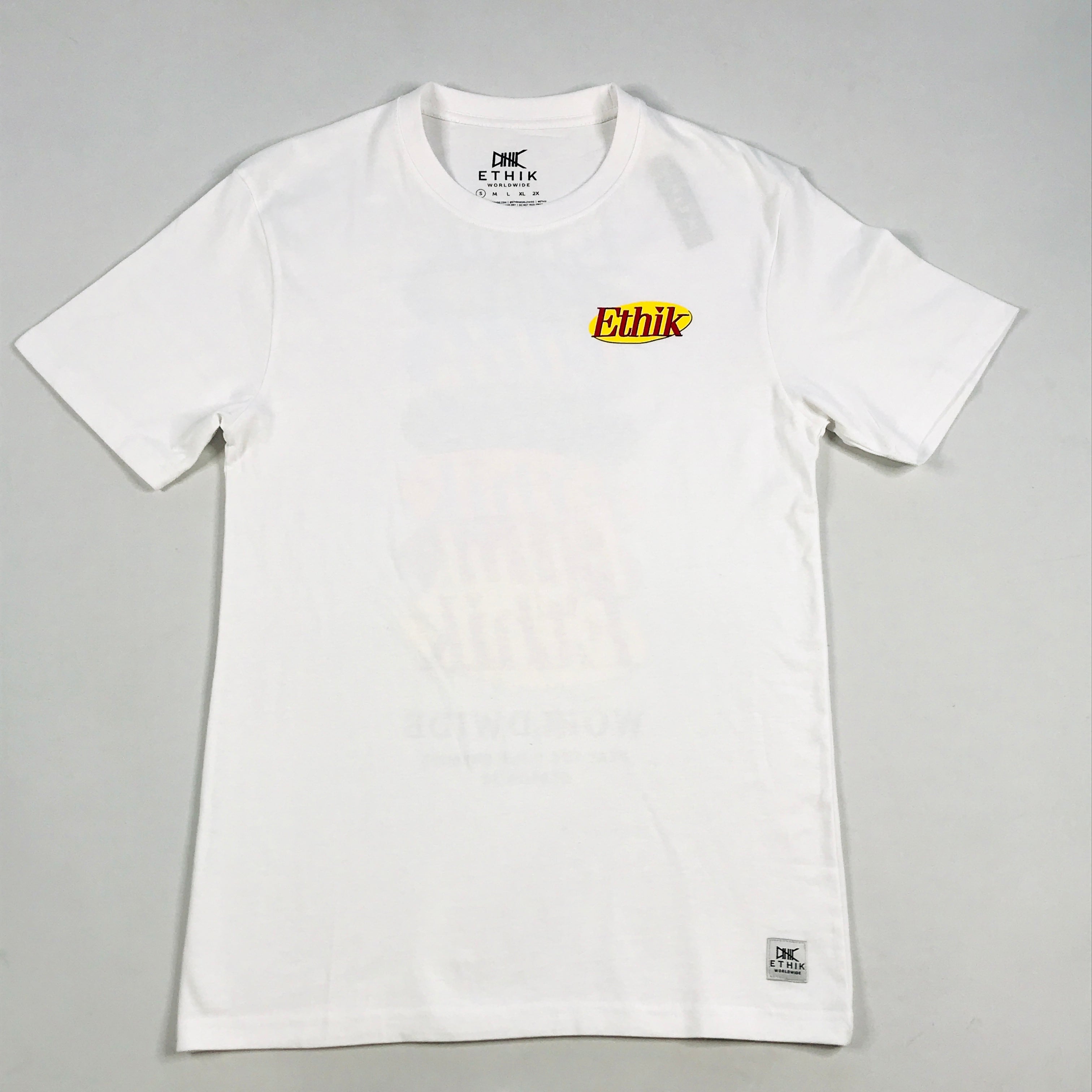 Ethik variety tee in white